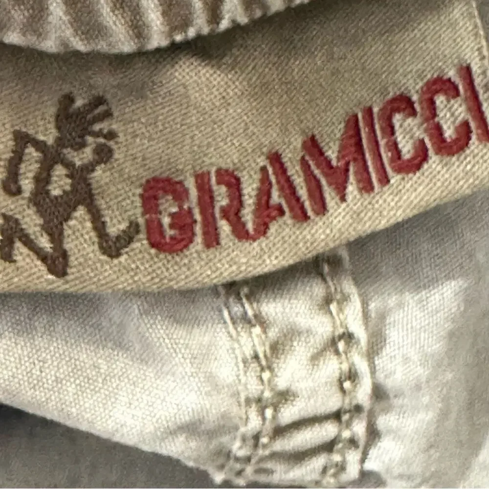 Vintage Gramicci Belted Hiking Pants Men's XXL Gray Outdoor Climbing - Picture 3 of 6